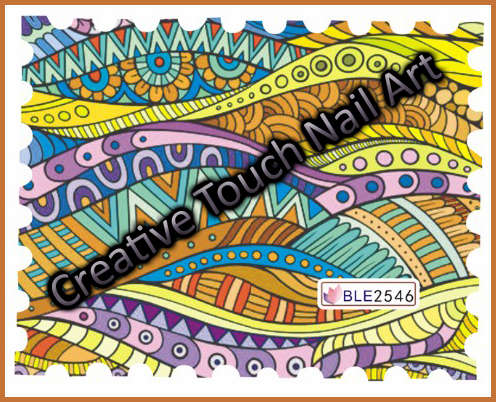 WATER TRANSFER NAIL ART DECAL - STAMP