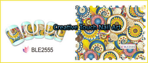 WATER TRANSFER NAIL ART DECAL - STAMP