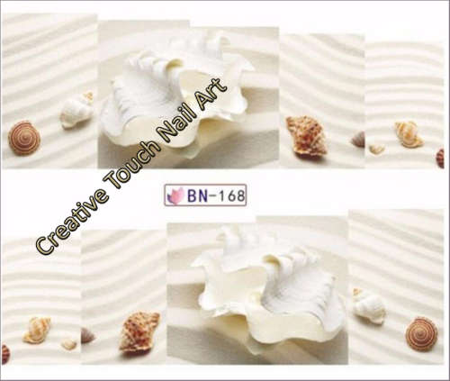 WATER TRANSFER NAIL ART DECAL - SEA , SHELLS & MERMAIDS