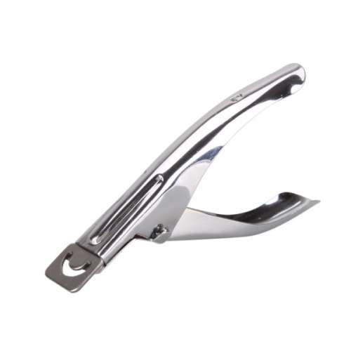 NAIL ART: ACRYLIC NAIL CUTTER - PINK TEASE - SILVER  ***SALE***