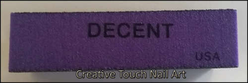 NAIL SANDING BLOCK - PURPLE - 80#