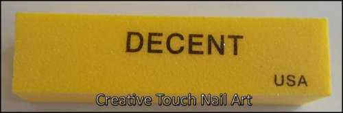 NAIL SANDING BLOCK - YELLOW