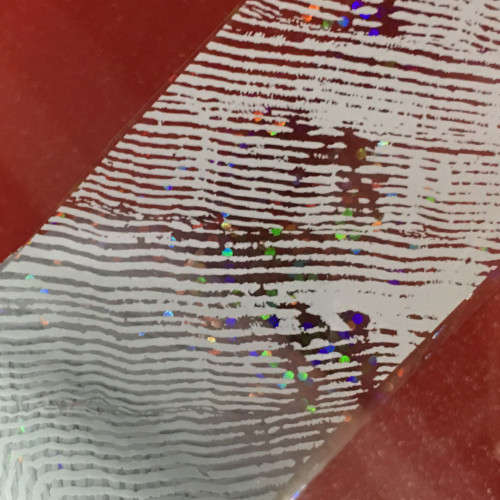 NAIL ART - TRANSFER FOIL -  WHITE  20 X 4 CM