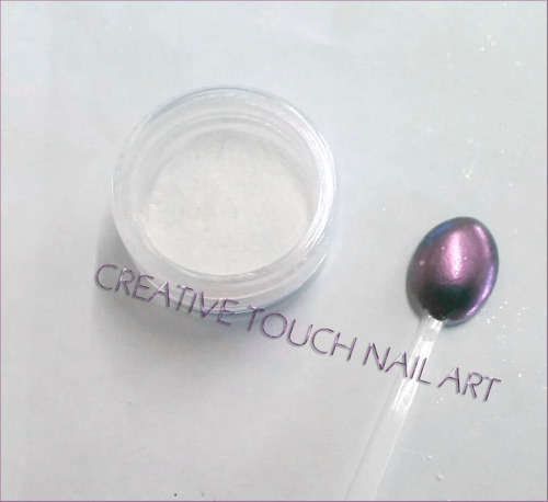 Nail Art Color Chrome Pigment Powder - 1g Jar - Purple