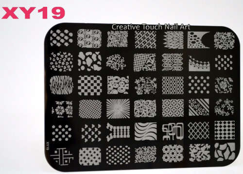 NAIL ART LARGE IMAGE STAMPING PLATE (XY-SERIES)