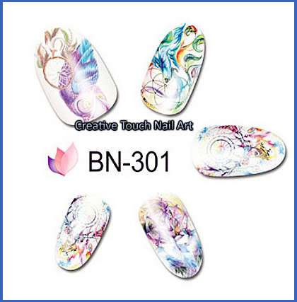 WATER TRANSFER NAIL ART DECAL - CATCH YOUR DREAMS