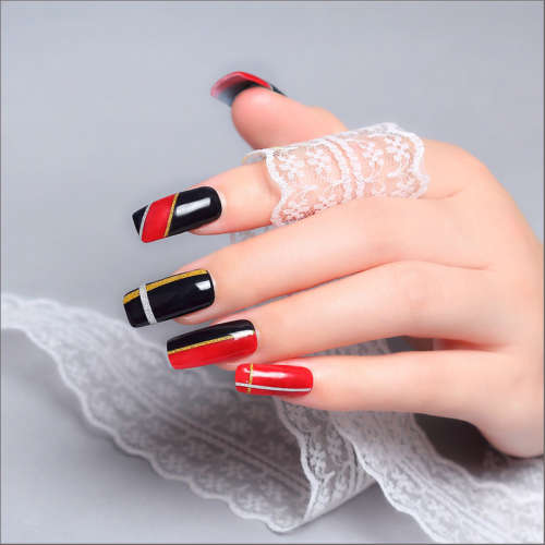 Nail Art Glitter  Stripping Tape Silver