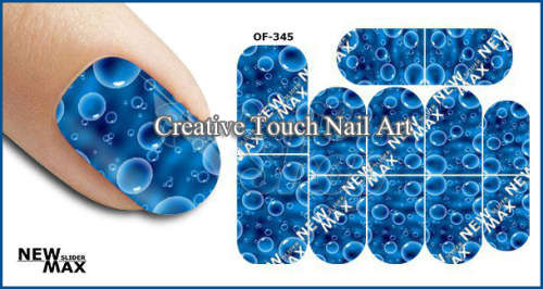 MAX SLIDERS - NAIL ART WATER SLIDER - BUBBLES