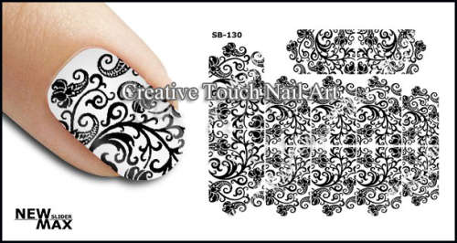 MAX SLIDERS - NAIL ART WATER SLIDER - PATTERN