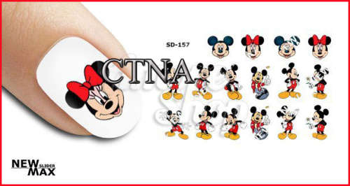 MAX SLIDERS - NAIL ART WATER SLIDER - MICKEY & MINNIE