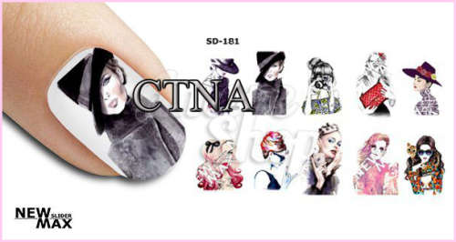MAX SLIDERS - NAIL ART WATER SLIDER - WOMAN