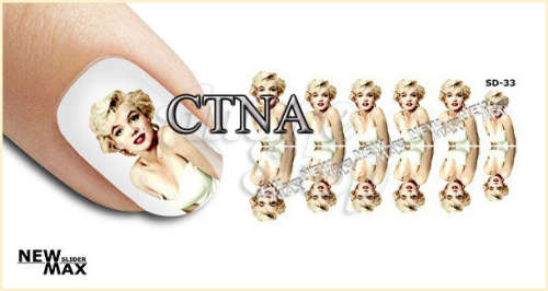 MAX SLIDERS - NAIL ART WATER SLIDER - MARILYN MONROE