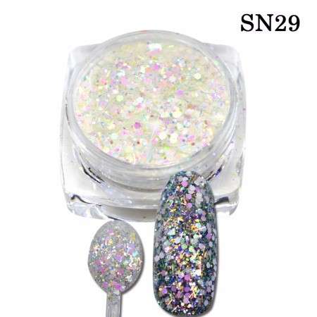 MINI JAR - NAIL ART MIXED CHEESE CONFETTI