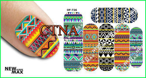 MAX SLIDERS - NAIL ART WATER SLIDER - PATTERN