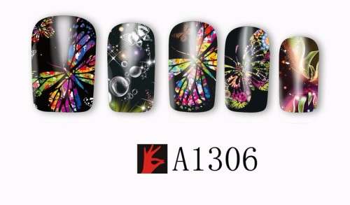 NAIL ART - WATER TRANSFER DECALS - BUTTERFLY