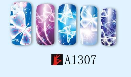 NAIL ART - WATER TRANSFER DECALS - BUTTERFLY