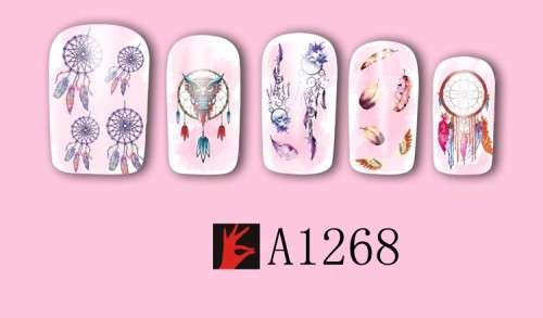 NAIL ART - WATER TRANSFER DECALS - DREAMCATCHER