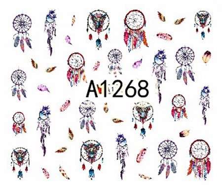 NAIL ART - WATER TRANSFER DECALS - DREAMCATCHER