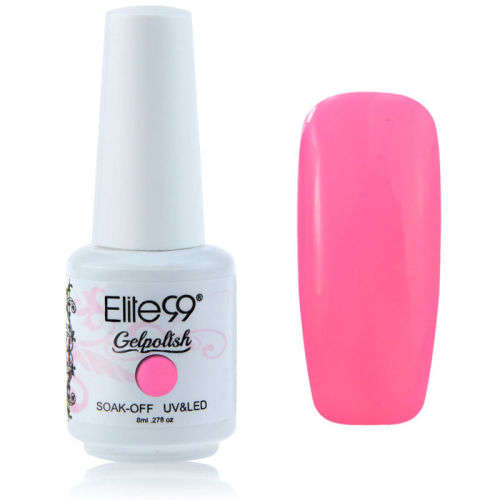 ELITE99 SOAK OFF UV/LED 8ml GEL POLISH - BRIGHT PINK 1558