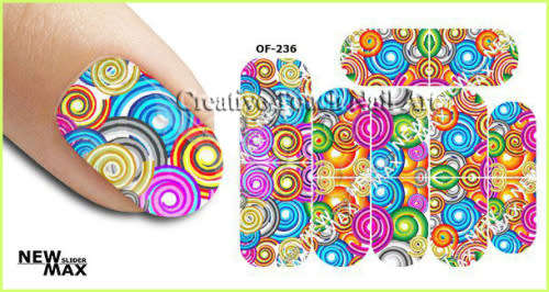 NAIL ART WATER TRANSFERS NAIL DECALS STICKERS FOR NAILS