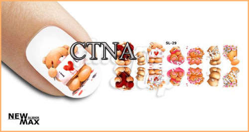 Nail Art Decals Water Transfer Sliders For Nails