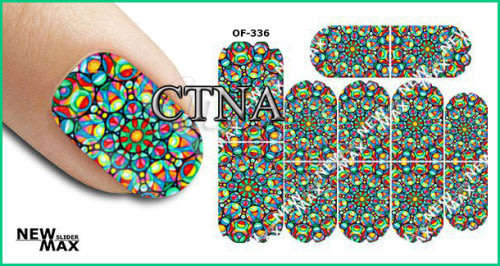 NAIL ART - Water Transfer Nail Decals Abstract Sliders For Nails