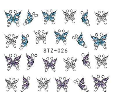 NAIL ART WATER TRANSFERS NAIL DECALS STICKERS FOR NAILS