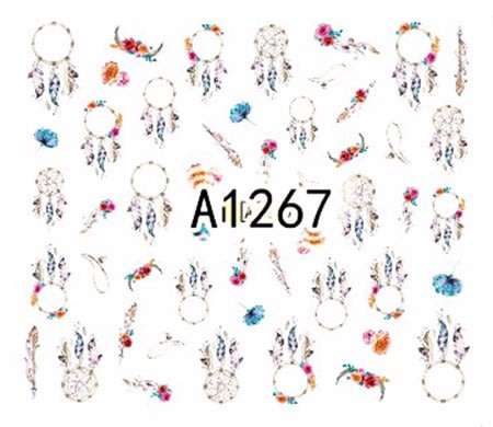 NAIL ART - Water Transfer Decals Nail Art Dream Catchers