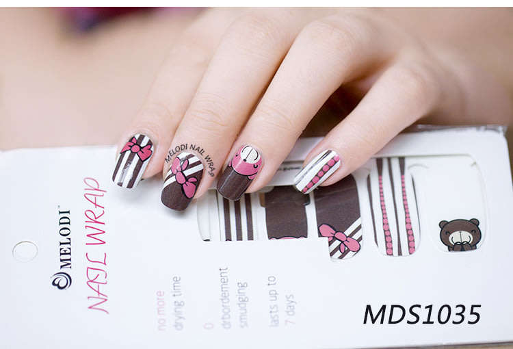 NAIL ART - Nail Wraps Stickers For Nails Nail Wrap