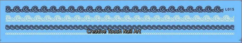 NAIL ART - Water Transfer Lace Nail Art