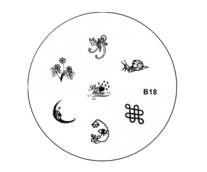 Nail Art Image Stamping Plate For Nails