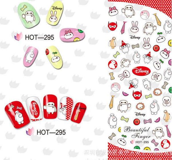 NAIL ART - Cartoon Water Transfer Nail Art