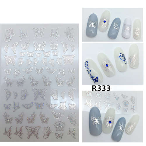 NAIL ART - Butterfly Stickers For Nail Art - 333