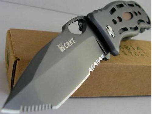 CRKT Large Bulldog Thunderbolt Heavy Duty LAWKS Knife