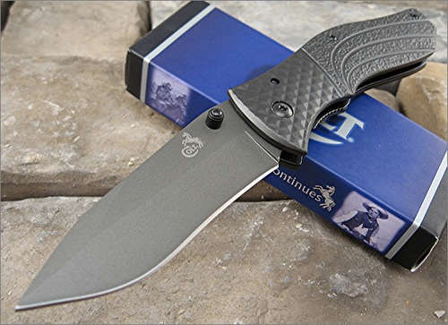 COLT Grey Titanium Drop Point Folder Linerlock Knife