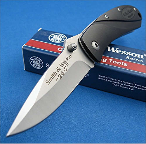 Smith & Wesson SWAT 24-7 Bead Blast Linerlock Knife