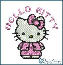 HELLO KITTY EMBROIDERY DESIGNS on CD