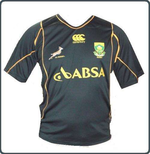 2011 SPRINGBOK RWC REPLICA SUPPORTERS SHIRT SIZE:XX-LARGE