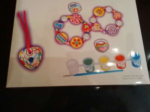 Girls creative jewelery msking and painting set