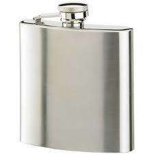 Stainless steel hip flask