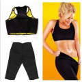 Hot shapers slimming fat burning pants and yoga top set