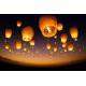 Pack of 10 sky lanterns