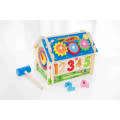 Fun and colourful multifunctional wooden intelligent house toy