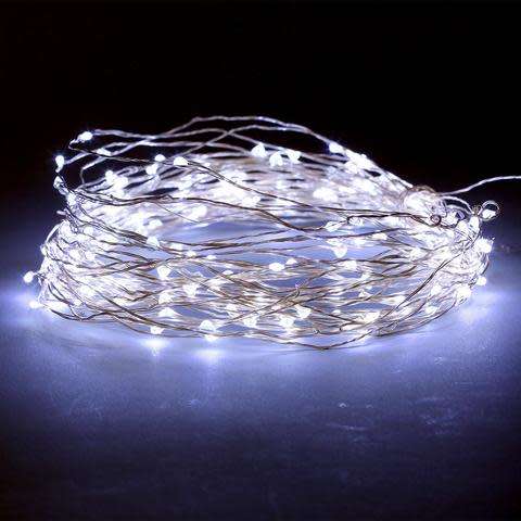 20m Cool White LED  Christmas Fairy Lights