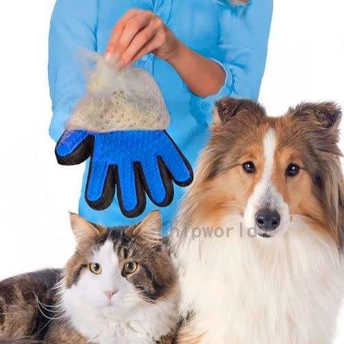 Pet Hair Removing And Massaging Glove