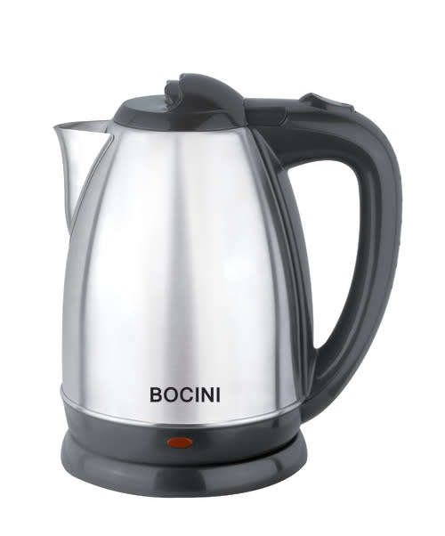 Bocini electric silver stainless steel kettle