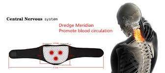 Tourmaline infared self heating neck band