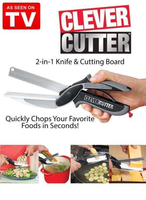 Trendy Clever Cutter 2 in 1 Knife and Cutting Board