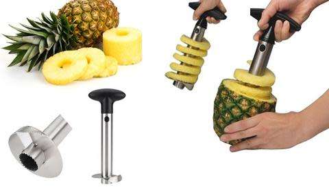 Stainless Steel Pineapple Corer and Slicer