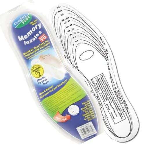 Memory foam insoles